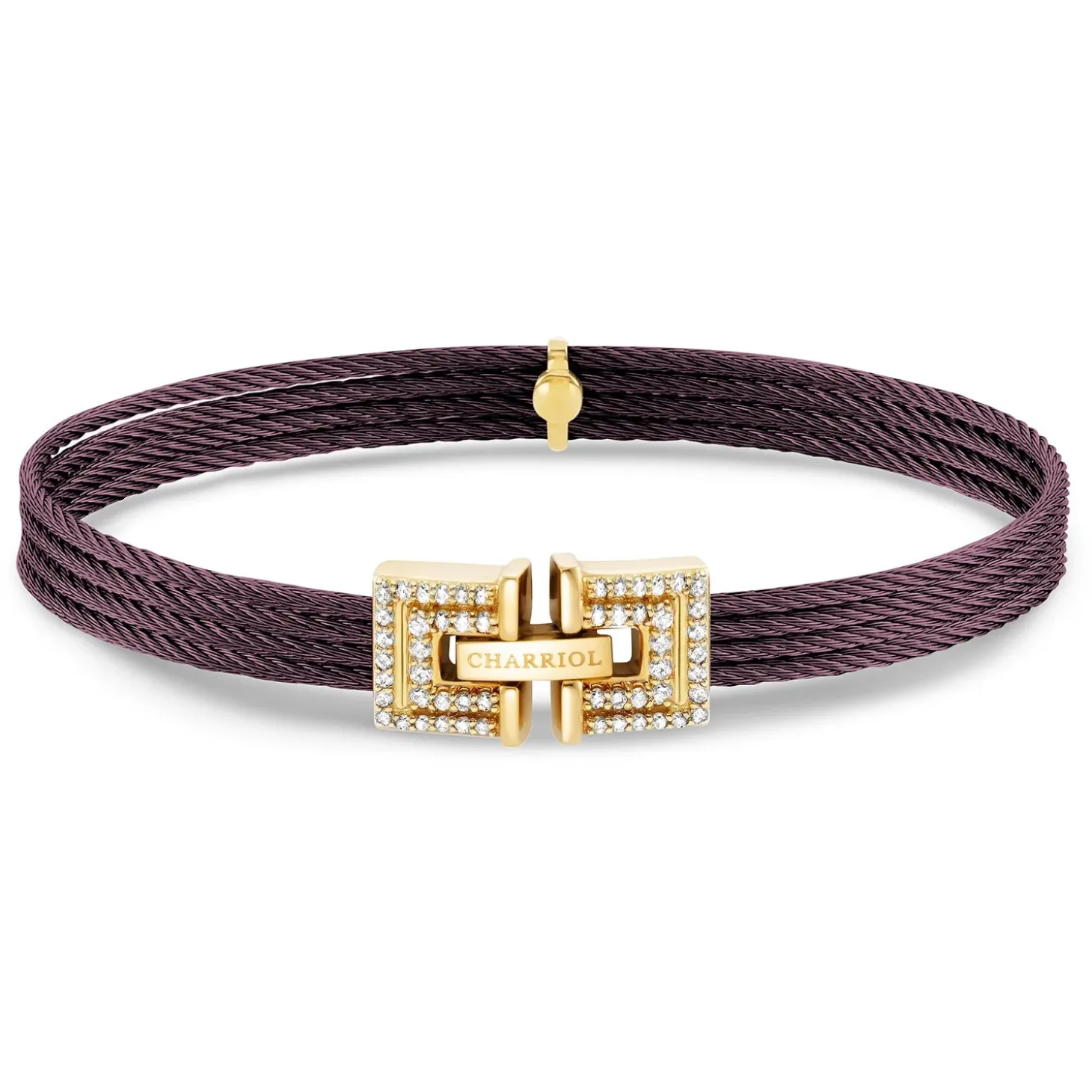 Charriol Bracelets|Bracelets<Biarritz Bangle 18KT