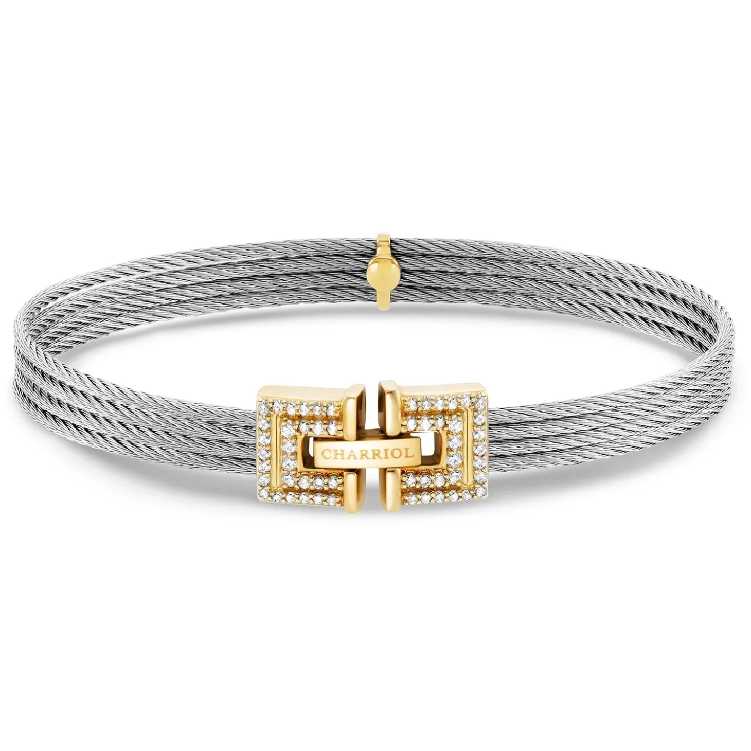 Charriol Bracelets|Bracelets<Biarritz Bangle 18KT
